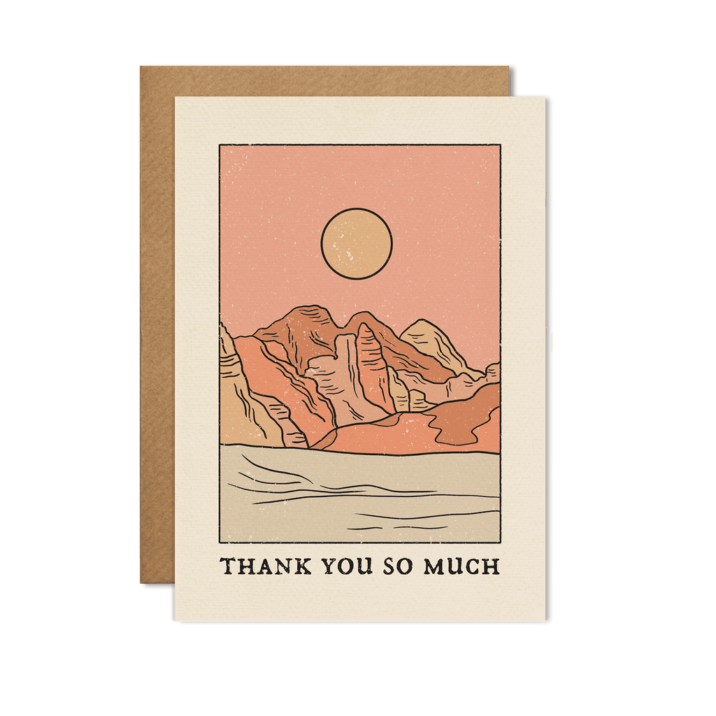 Thank You So Much Card - Pinacava