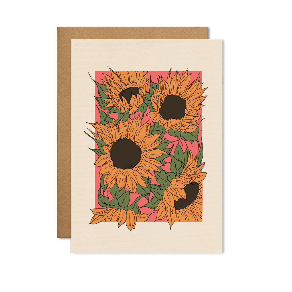 Sunflower Card - Pinacava